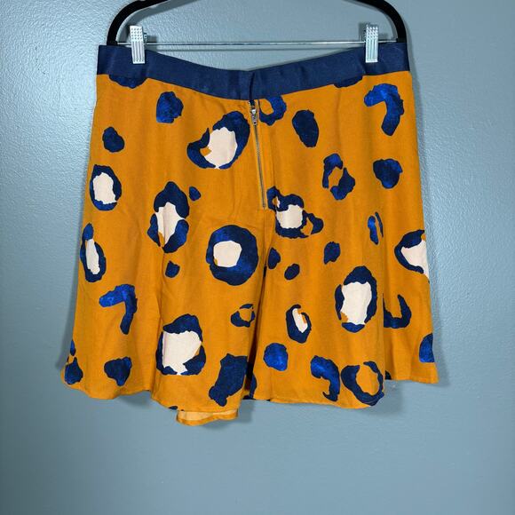 Philip Lim For Target Women's Bold Leopard Print Skirt - Size 16 - Mini Skater - Picture 6 of 6